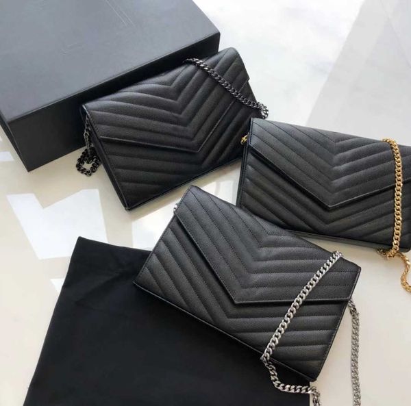 

genuine leather women bag original box messenger shoulder handbag purse cross body chain clutch bags