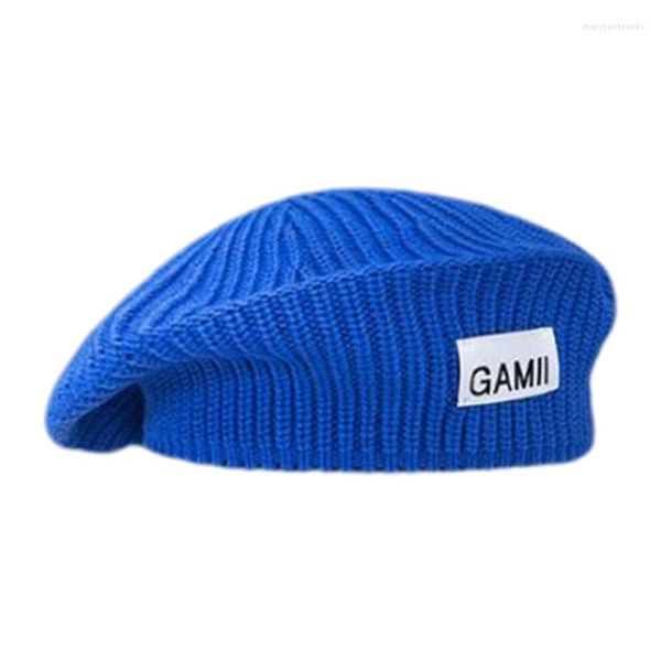 

designer new 23ss berets knit beret women mens fashion brand caps stylish girl slouchy painter party womens mens hats, Blue;gray
