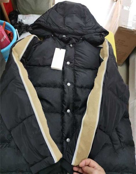 

designer luxury down jacket fur ruff womens classic fashion and multi function hoodies mens jackets winter warm clothing hoody 5axivs 38vh, Black