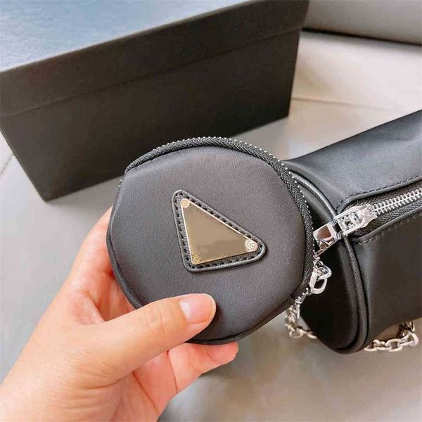 

design purse three one cylinder bag women's shoulder slant span nylon hobo pillow