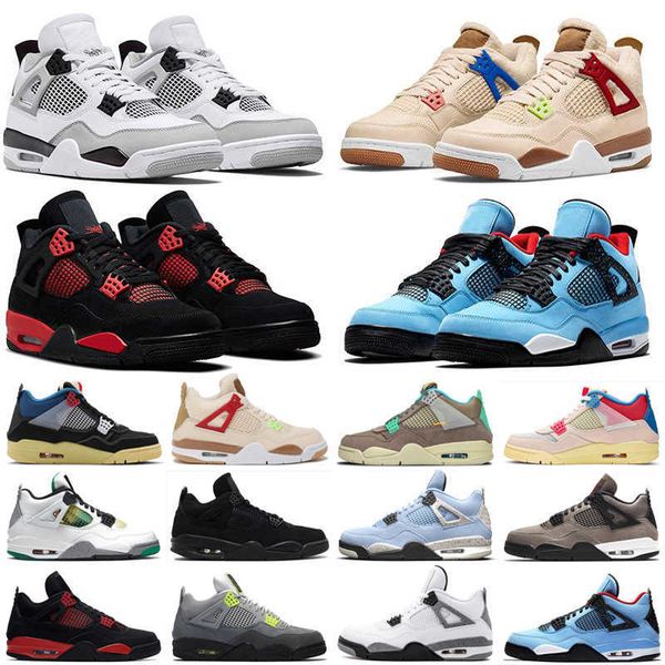 

high mens 4 university blue white oreo bred 4s outdoor shoes shimmer black cat paris fire red metallic purple men women designer sneakers