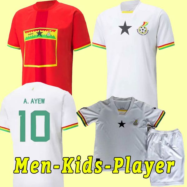 

22/23 ghana thomas soccer jerseys 2022 2023 schlupp kudus j.ayew aidoo jr. ayew afena amartey djiku caleb ekuban samuel owusu football shirt, Black;yellow
