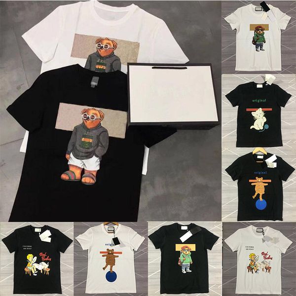 

men's t-shirts pringting designer tee cotton street skateboard t-shirt men women short sleeve casual clothing, White;black