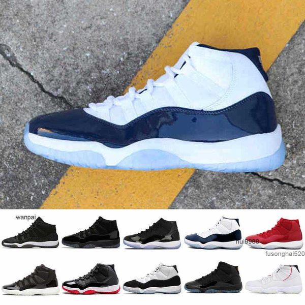 

jubilee 25th anniversary 11 mens basketball shoes 11s sneakers high concord 45 pantone low white bred legend blue men women sports shoe boys, Black