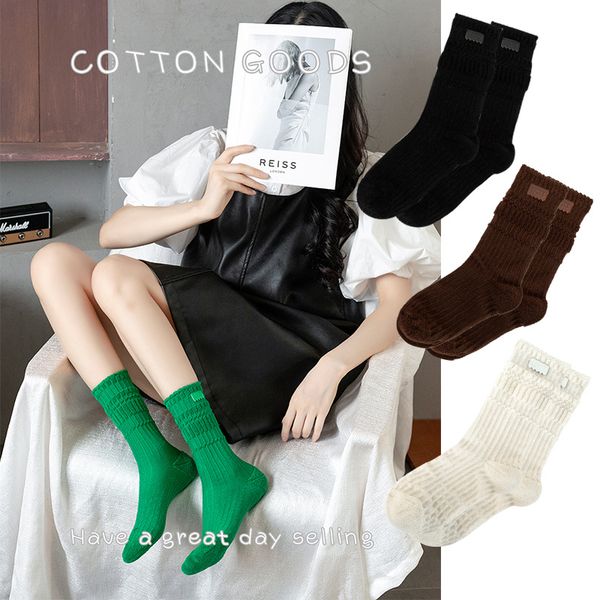 

sliver sock personality autumn and winter thickened terry female leisure time, Black;white