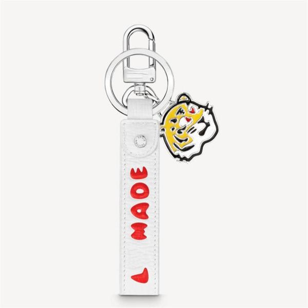 

mp3225 men women keychain l made dragonne bag charm and key holder 103055, Slivery;golden
