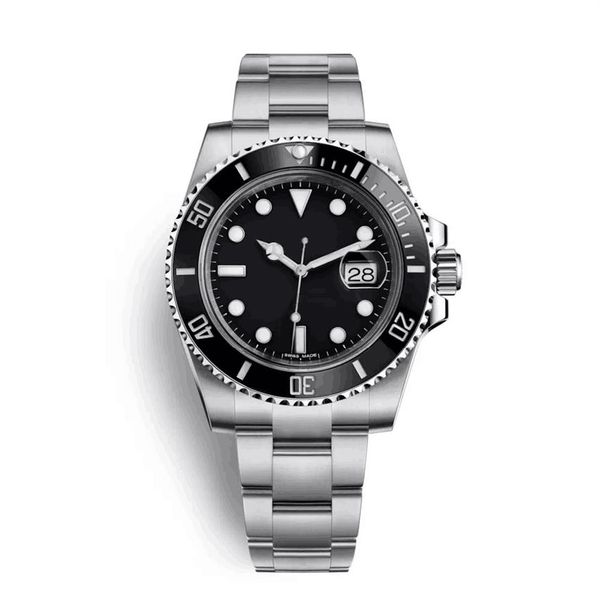 

high-quality watch 116610 men watch teel stainless automatic mechanical watch fashion simple style sport waterproof wristwatch 40m3244, Slivery;brown