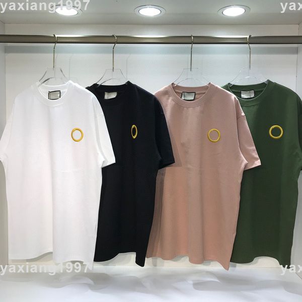 

spring and summer new shirt high grade cotton sweatshirts printing short pants sleeve round neck panel t-shirt s-m-l-xl--xxxl black white, Black;brown