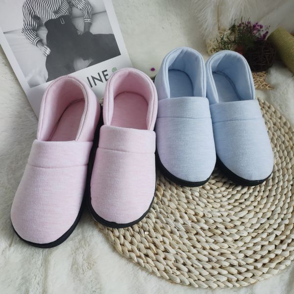

autumn and winter fashion slippers home anti - slip pregnant women warm wholesale silent cotton shoes, Black