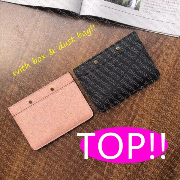 

m69174 flower embossed card holder designer womens key pouch mini pochette accessoires cles coin purse neo porte cartes wallet recto verso, Brown;gray