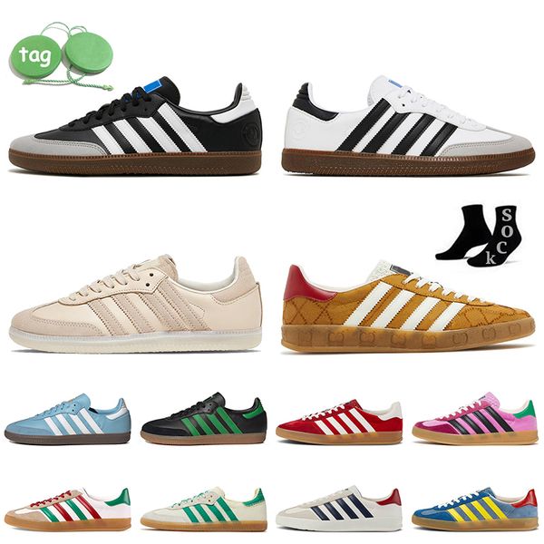 

gazelles sambas running shoes for men women black white vegan monogram light blue suede pink velvet argentina wales bonner gazelle outdoor s