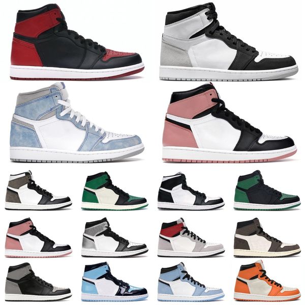 

1 1s basketball jumpman shoes patent bred chicago lost found university blue dark mocha hyper royal shadow court purple unc sport shoes
