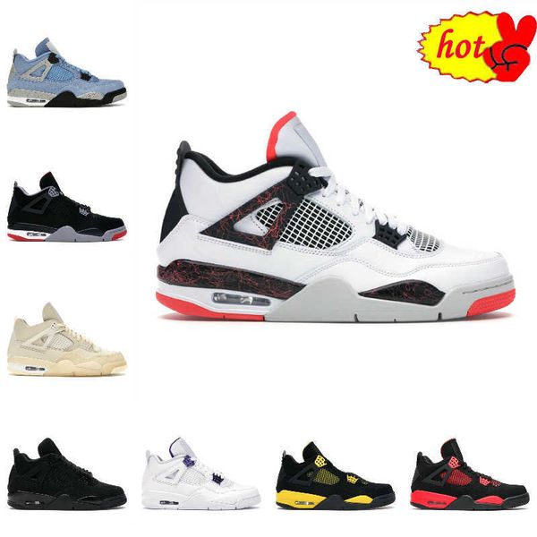 

2022 sale 2021 what the 4 4s basketball shoes men mens silt metallic red thunder desert moss nostalgia loyal blue pure money guava lce, Black