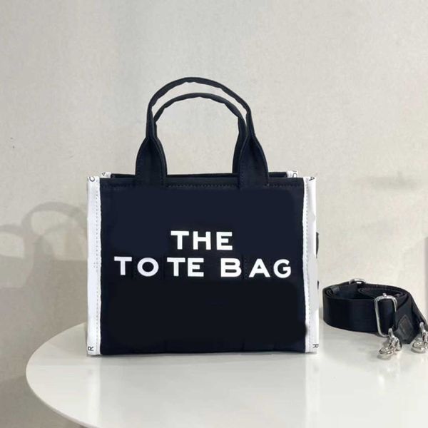 

totes shoulder bags the tote mar designer women all-match alphabet pattern handbags three sizes 12 colors black&white