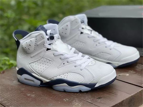 

2022 motorcycle boots new 6 6s midnight navy white shoes mens ct8529-141 vi sports sneakers outdoor with original box