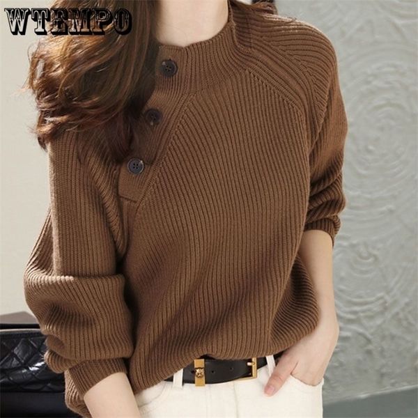 

women's sweaters loose o-necck fashion base knitted sweater women fall winter style outer wear blouse 221109, White;black