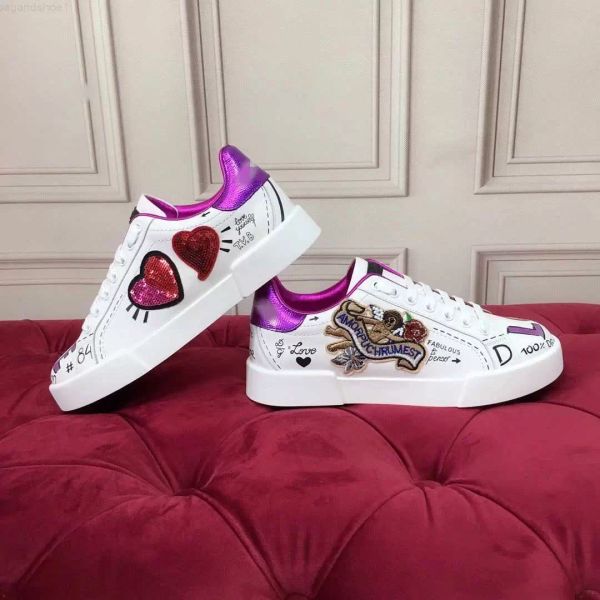 

shoes men women spikes mens real trainers fashion party winter studded casual shoe leather sneakers mcu, Black