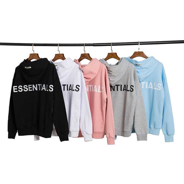 

print essentailss sweatshirts designer sweaters men's autumn and winter street hoodies fashion reflective alphabet women mouse hoodie c, Black