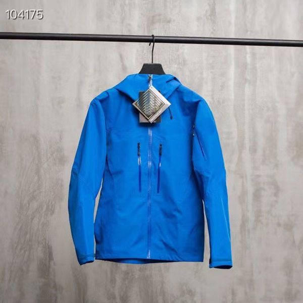 

three men's jackets 2022 fashion arc layer outdoor waterproof jacket for men women gore-texpro sv/lt male casual lightweight hiking lxb, Black;brown