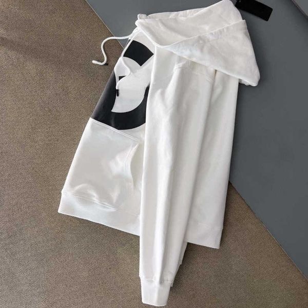 

men designer hoodie dg autumn winter big letter printing pocket hooded sweater women fashion long sleeve pullover sweatshirt, Black