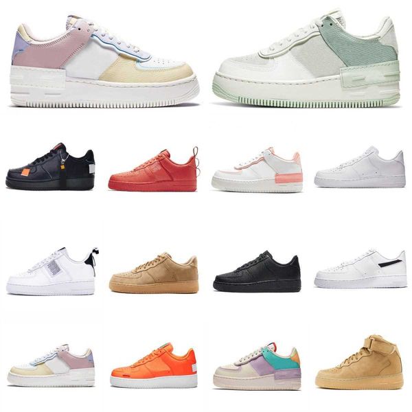 

skateboard shoes casaul shoe sports sneakers all white black wheat running 022 ers outdoor men low forces classic 1 07 knit euro airs