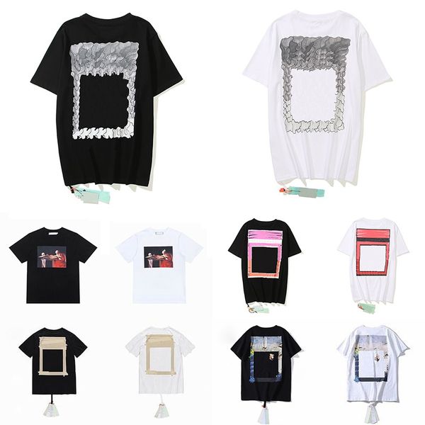 

men's t-shirts summer designers loose oversize of tees women's fashion white man s luxury clothing high street shorts sleeve clot, White;black