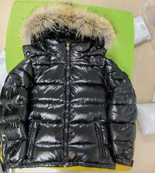 

designer luxury down jacket fur ruff classic men fashion and multi function essential hoodies mens jackets winter warm clothing hoody 5aegb8, Black