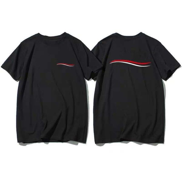 

designer t shirt summer short sleeve waves tee men women lovers t-shirts fashion senior pure cotton highquality large size s-5xl, White;black