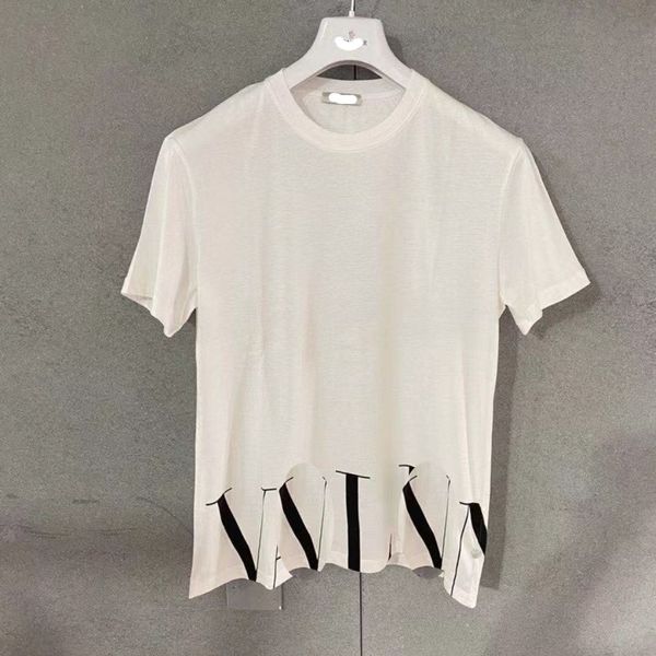 

womens mens t-shirt designer letters print t shirt 100% cotton tshirt crew neck short sleeve tees summer casual fashion clothing apparel q1, White;black