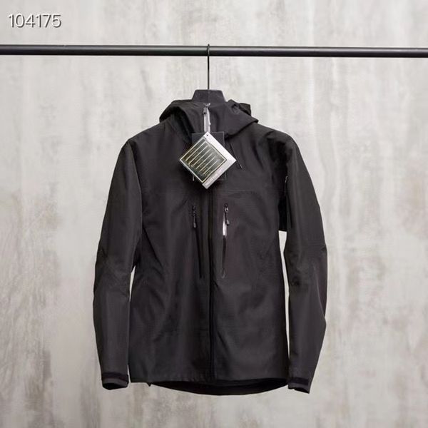 

three men's jackets 2022 fashion arc layer outdoor waterproof jacket for men women gore-texpro sv/lt male casual lightweight hiking blh, Black;brown