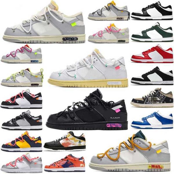 

2023 oots running shoes sneakers sports shoe white triple black grey blue green yellow nik e dunks for mens womens lows series cut classic a