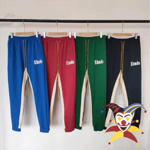 

pants 2023fw patchwork sweatpants men women jogger embroidery casual, Black;brown