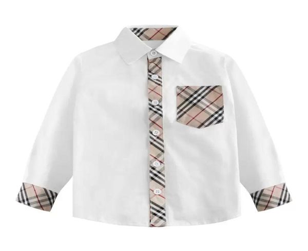 

fashion toddler kids boy summer short sleeve plaid shirt designer button shirt clothes 28 y6566779, White;black