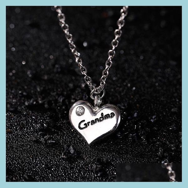 

pendant necklaces friends necklaces small peach hearts family engraved necklace drop delivery jewelry pendants dhird, Silver