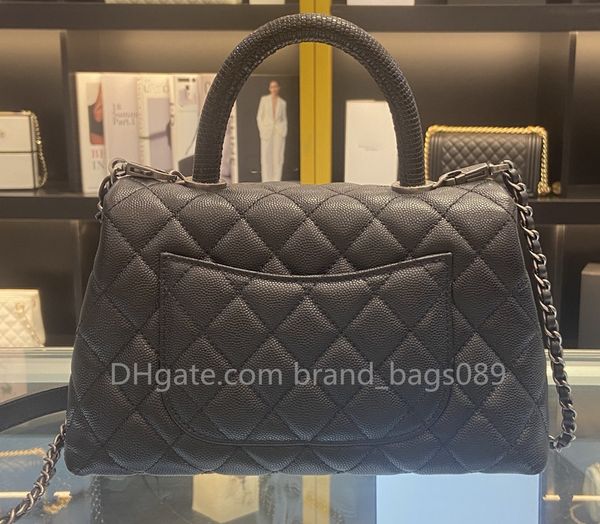 

9a quality classical handle bags womens designer coco totes caviar crossbody calfskin quilted matelasse chain single flap outdoor sacoche pu
