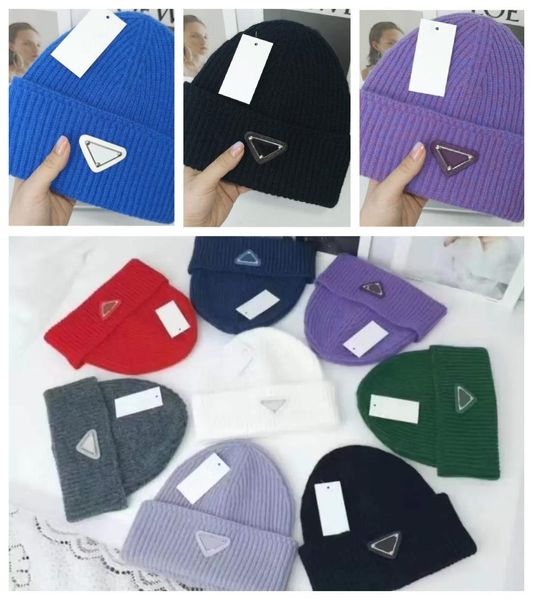 

brown beanie hats for women winter hat designer mens cap with geometry label running sports autumn winter warm knitted caps luxury classic d, Blue;gray