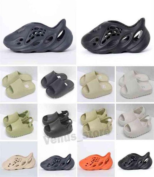 

fashion eva foam runner kan slides toddlers infants kids childrens slippers triple red white black desert sand bone resin san27826983581