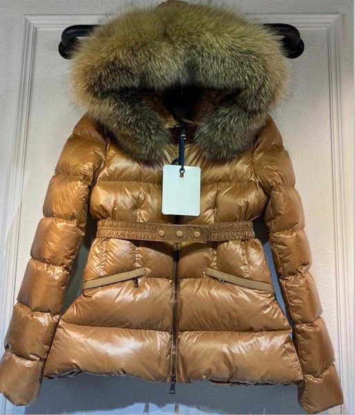 

designer luxury down jacket fur ruff classic women fashion and multi function essential hoodies womens jackets winter warm clothing hoody 5a, Black