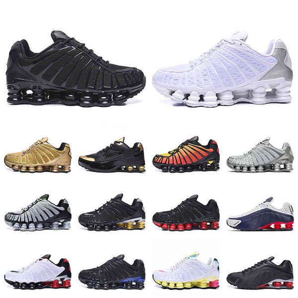 

mens shoxs tl r4 triple black running shoes white silver speed red racer blue copper grey rose pink chrome designer women men