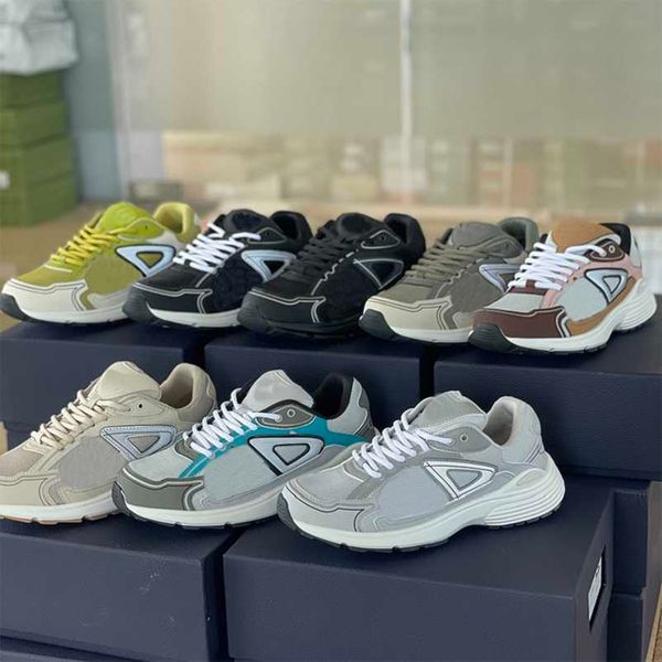 

new designer casual shoes fashion mesh woven flat sneaker rs couples trainers runners shoe with box no365, Black