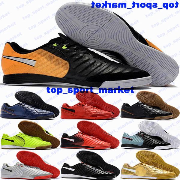 

football boots soccer cleats soccer shoes lunar tiempo legend 7 elite ic in r10 indoor turf mens us12 sneakers soccer boots schuhe botas de, Black