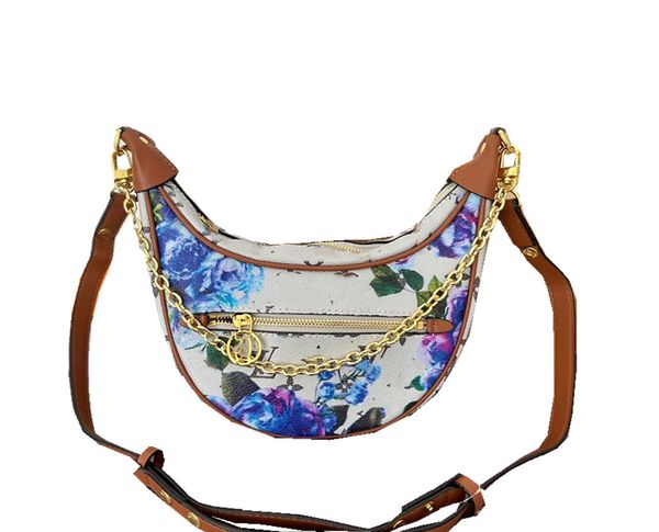 

women's shoulder bag pea shaped designer armpit bag two straps delivery box