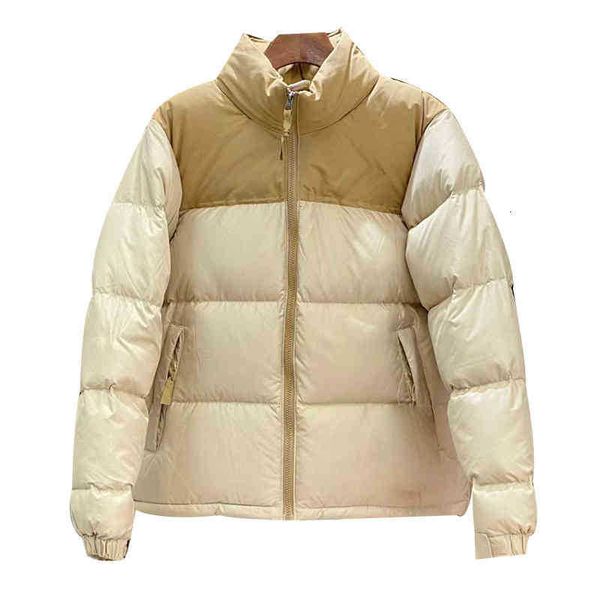 

designer luxury nortes down jacket fur ruff mens winter fit warm nft coat exterior lnterior womens pockets zipper stretch rib cuff men parka, Black