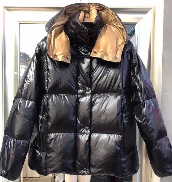 

designer luxury down jacket fur ruff classic women fashion and multi function essential hoodies womens jackets winter warm clothing hoody 5a, Black