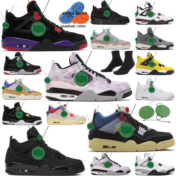 

2023 red thunder midnight navy military black cat shoes men air jumpmans jordens 4s casual sneakers white x oreo retro sail v og designer sh