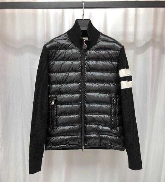 

designer luxury down jacket fur ruff classic men fashion and multi function essential hoodies mens jackets winter warm clothing hoody 5appne, Black