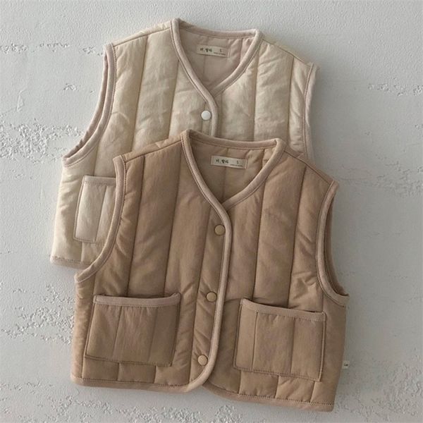 

waistcoat children's sleeveless jacket autumn baby girls winter clothes retro kids cotton coat toddler boy solid vest infant outwear 2, Camo
