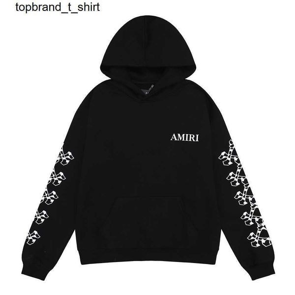 

men's hoodies designer sweatshirts fashion amirs cross print women couple large pullover streetwear hoodie, Black