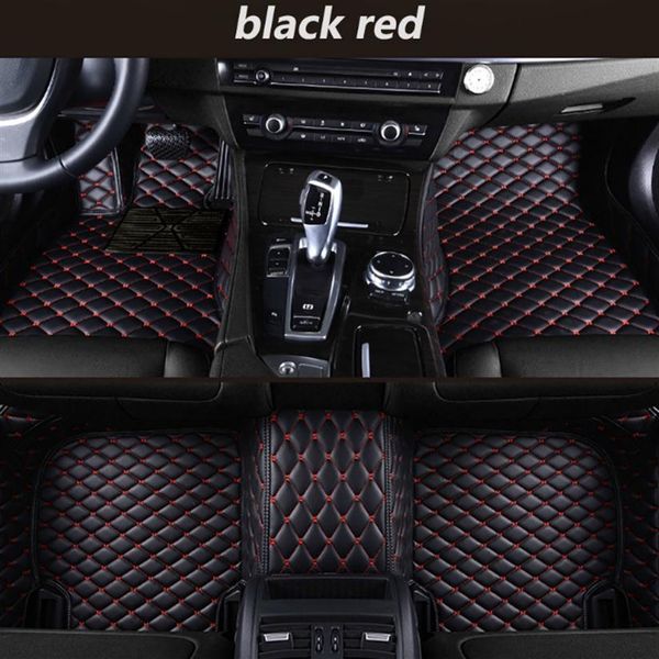 

applicable to kia niro 2017-2018 car mat luxury surrounded by indoor waterproof leather green carpet stitching mat2790