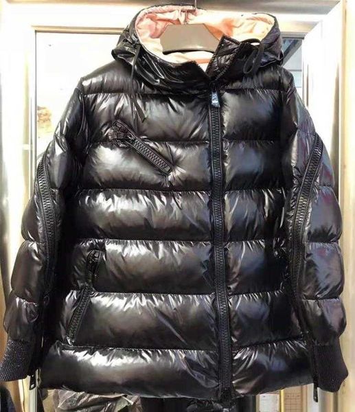 

designer luxury down jacket fur ruff classic women fashion and multi function essential hoodies womens jackets winter warm clothing hoody 5a, Black